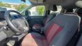 View of front seats