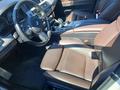 View of front seats