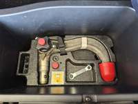 View of trailer tow-bar hitch