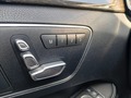 View of control buttons for electric seat adjustment