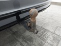 View of trailer tow-bar hitch