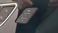 View of control buttons for electric seat adjustment