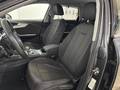 View of front seats