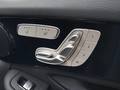 View of control buttons for electric seat adjustment