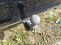 View of trailer tow-bar hitch