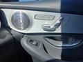 View of control buttons for electric seat adjustment