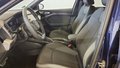 View of front seats