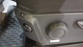 View of control buttons for electric seat adjustment