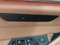 View of control buttons for electric seat adjustment