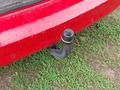 View of trailer tow-bar hitch