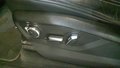 View of control buttons for electric seat adjustment