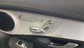 View of control buttons for electric seat adjustment