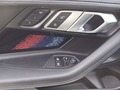 View of control buttons for electric seat adjustment