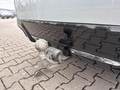 View of trailer tow-bar hitch