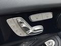 View of control buttons for electric seat adjustment