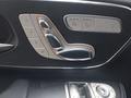 View of control buttons for electric seat adjustment