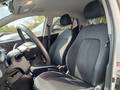 View of front seats