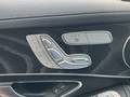 View of control buttons for electric seat adjustment