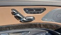 View of control buttons for electric seat adjustment