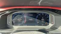 View of instrument panel