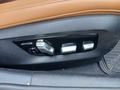 View of control buttons for electric seat adjustment
