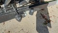 View of trailer tow-bar hitch