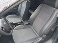 View of front seats