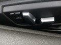 View of control buttons for electric seat adjustment