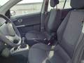View of front seats