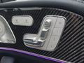 View of control buttons for electric seat adjustment