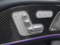View of control buttons for electric seat adjustment