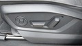 View of control buttons for electric seat adjustment