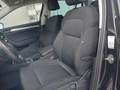 View of front seats