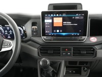 View of centre console