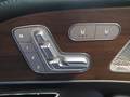 View of control buttons for electric seat adjustment