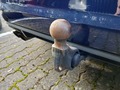 View of trailer tow-bar hitch