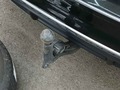 View of trailer tow-bar hitch