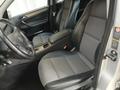 View of front seats