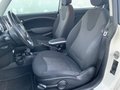 View of front seats