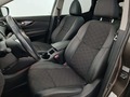View of front seats