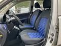 View of front seats