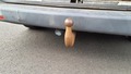 View of trailer tow-bar hitch
