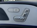 View of control buttons for electric seat adjustment