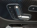 View of control buttons for electric seat adjustment