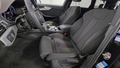 View of front seats