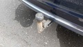 View of trailer tow-bar hitch