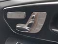 View of control buttons for electric seat adjustment