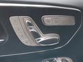 View of control buttons for electric seat adjustment