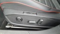 View of control buttons for electric seat adjustment