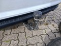 View of trailer tow-bar hitch